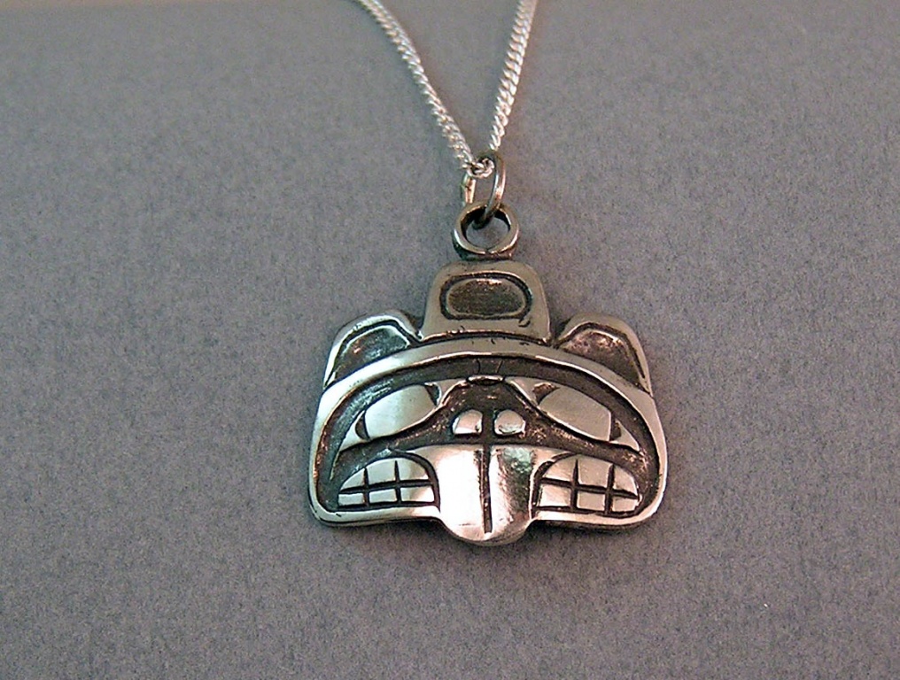 Cast Sterling Beaver Pendant