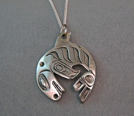Walker-Goldsmiths-Lost-Wax-Cast-Sterling-Orca-Pendant-611-450x390